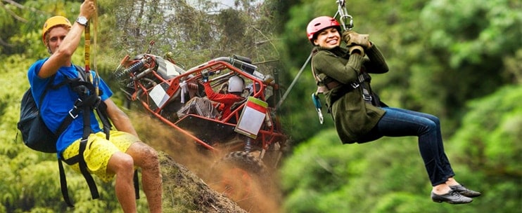Coral Crater Adventure Park – Zipline & ATV Off-Road Adventure Package