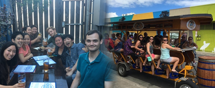 Paradise Pedals – Brew n Bites Art Tour