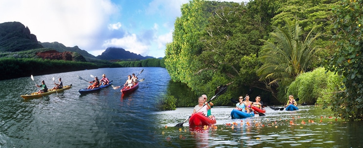 Hidden Valley Falls Kayak by Outfitters Kauai