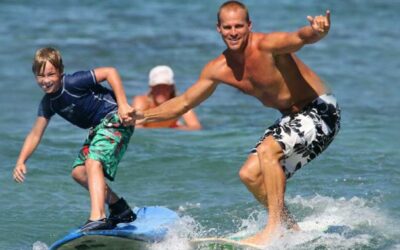 Surfing with Hans Hedemann