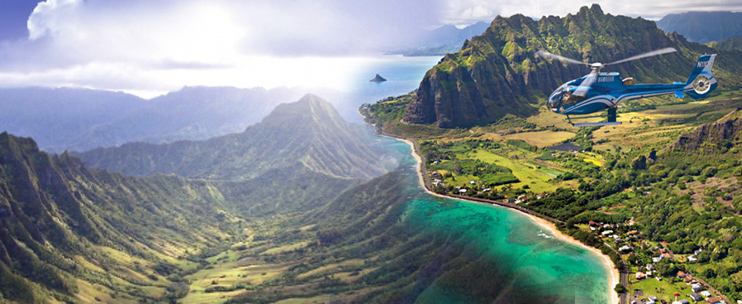 Blue Skies of Oahu: A Helicopter Tour with Blue Hawaiian Helicopters