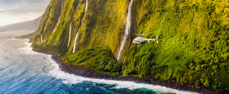 Experience the Beauty of Kohala Coast and Waterfalls on a Helicopter Tour Experience the Beauty of Kohala Coast and Waterfalls on a Helicopter Tour