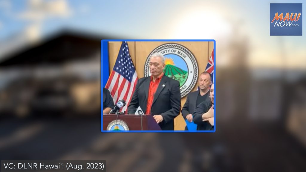 Mayor Bissen waives property taxes for improved properties destroyed in Maui Wildfire Disaster