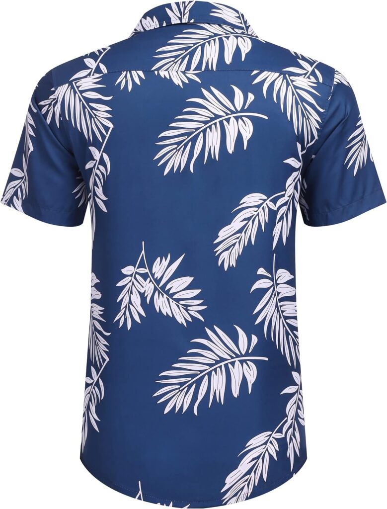 COOFANDY Mens Hawaiian Shirt Short Sleeve Beach Tropical Shirts Summer Casual Button Down Shirts COOFANDY Mens Hawaiian Shirt Short Sleeve Beach Tropical Shirts Summer Casual Button Down Shirts