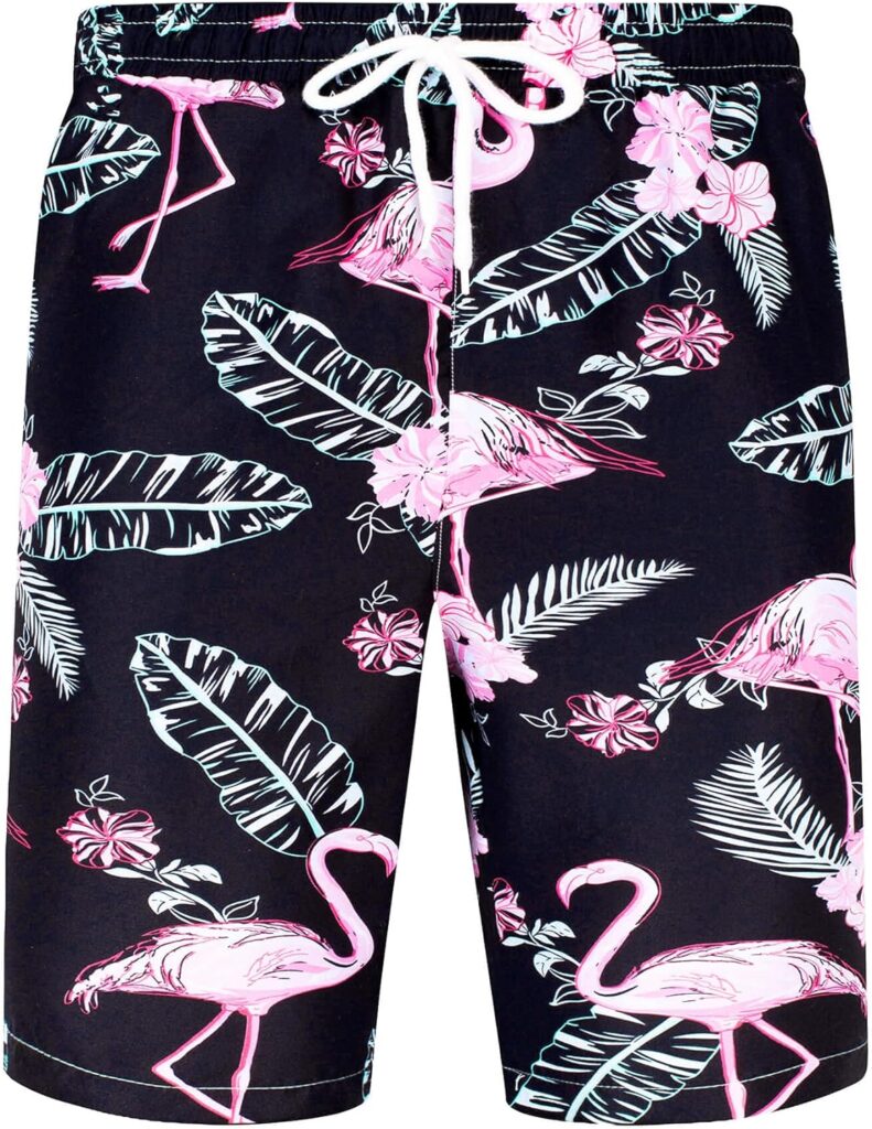 J.VER Mens Hawaiian Shirts Casual Button Down Short Sleeve Shirts Set Printed Shorts Beach Tropical Hawaii Suits