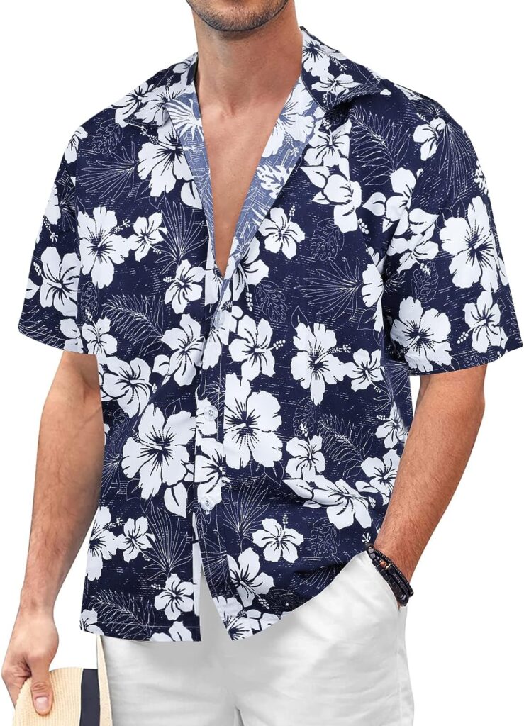 Sumolux Mens Hawaiian Floral Shirts Button Down Tropical Holiday Beach Shirts Sumolux Mens Hawaiian Floral Shirts Button Down Tropical Holiday Beach Shirts