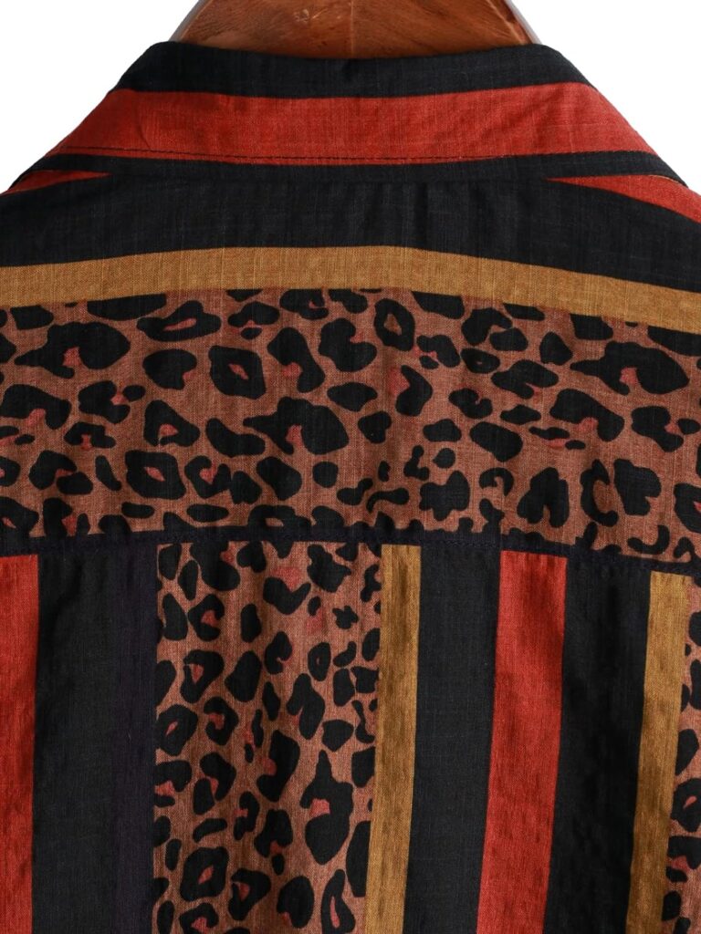 VATPAVE Mens Casual Hawaiian Shirts Short Sleeve Button Down Beach Shirts Tropical Floral Shirts