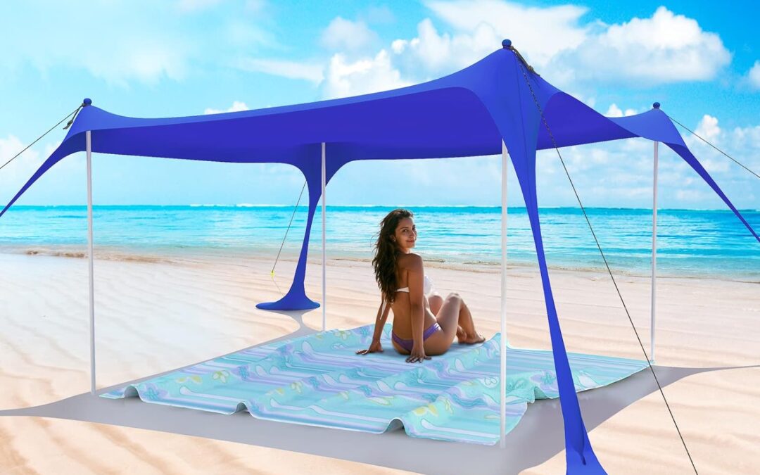 Zeepair Beach Tent Pop Up Shade Canopy Sun Shelter UPF50+ Review