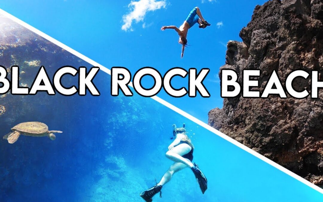 Cliff Jumping and Snorkeling | Black Rock Beach | Maui Snorkeling Spots HAWAII