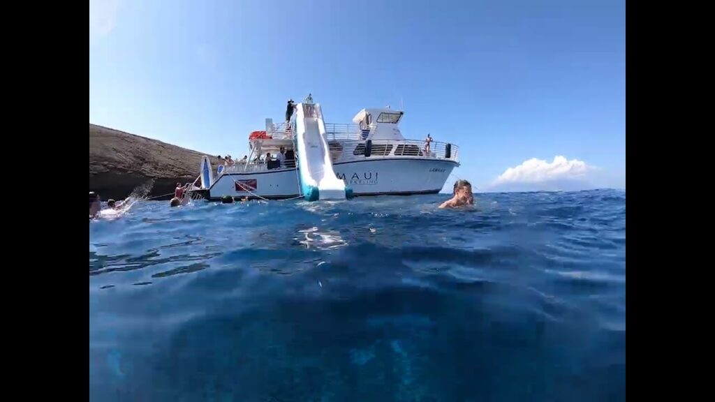 Maui Snorkeling Lani Kai Slide for Distance