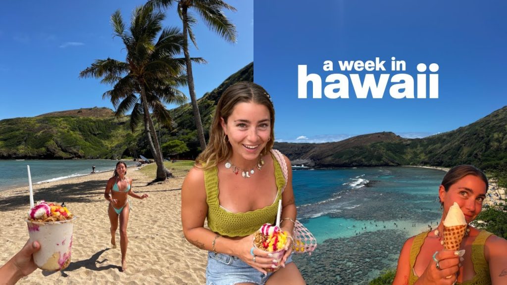 a week in hawaii vlog | snorkeling, sunset hike, farmers market