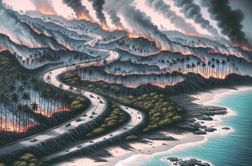 Brush fire forces closure of Maui Veteranʻs Highway