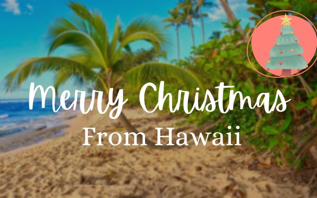 Merry Christmasand Happy Holidays From Hawaii Christmas In Oahu Big Island And Maui 2