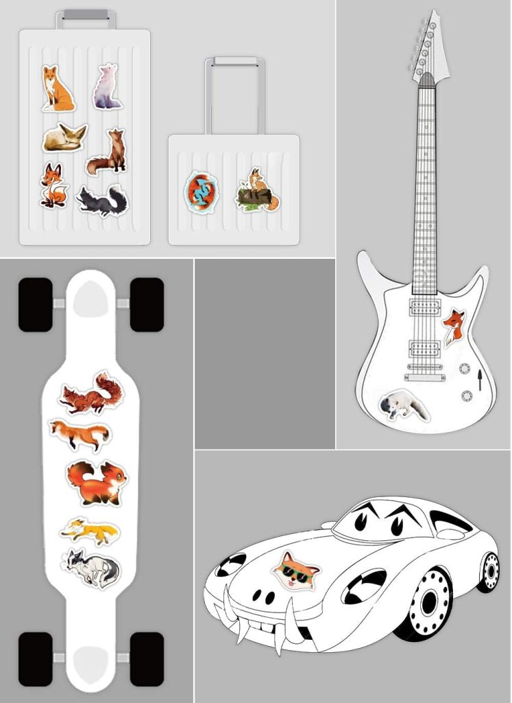 50 Pcs Hawaii Stickers Beach Vacation Decals for Water Bottle Hydro Flask Laptop Luggage Car Bike Bicycle Helmet Vinyl Waterproof Aloha Stickers Pack