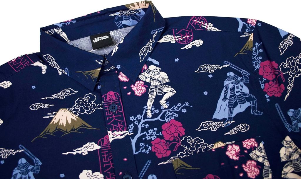 STAR WARS Mens Button Down Shirt STAR WARS Mens Button Down Shirt