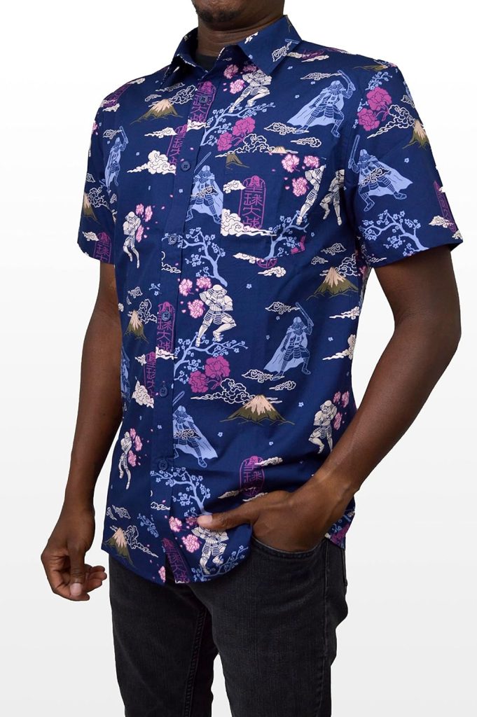 STAR WARS Mens Button Down Shirt STAR WARS Mens Button Down Shirt