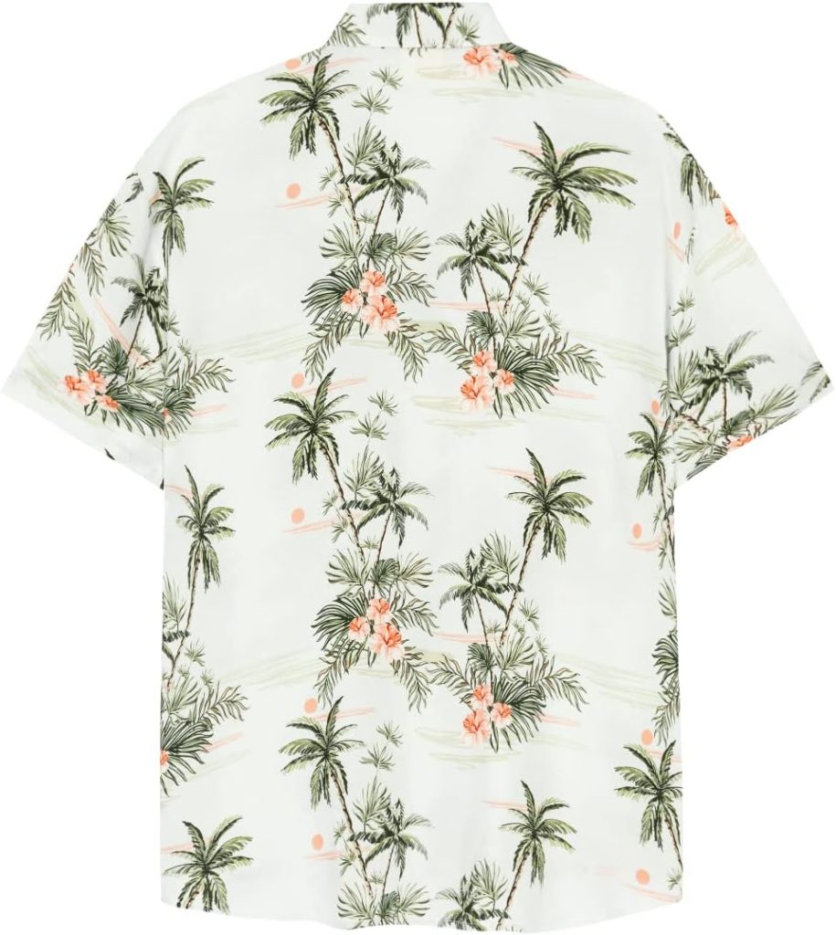 SURF CUZ Mens Hawaiian Shirts Short Sleeve Stretch Casual Aloha Shirt Vacation Mens Tropical Button Down Beach Shirts SURF CUZ Mens Hawaiian Shirts Short Sleeve Stretch Casual Aloha Shirt Vacation Mens Tropical Button Down Beach Shirts